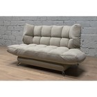 Прямой диван «Люкс 2», механизм клик-кляк, велюр, цвет selfie cream - Фото 6