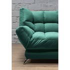 Прямой диван «Люкс 2», механизм клик-кляк, велюр, цвет selfie dusty green - Фото 3