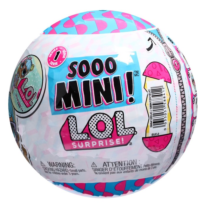 Кукла в шаре Sooo Mini! L.O.L. Surprise, с аксессуарами - Фото 1