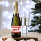 Наклейка на бутылку «Шампанское новогоднее», 2024, 12 х 8 см - Фото 2