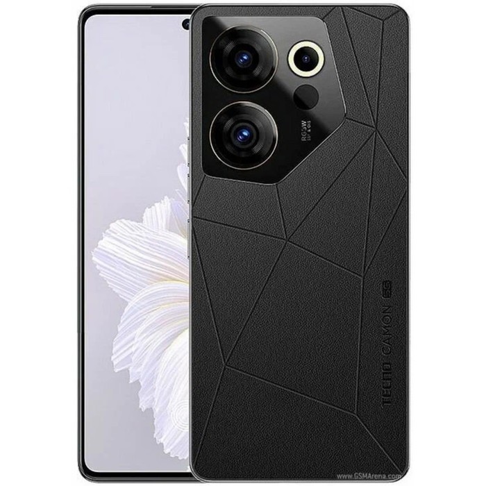 Смартфон Tecno Camon 20 Pro 5G, 6.7", 8 Гб, 256 Гб, 64 Мп, 32 Мп, 2 sim, 5000 мАч, черный - фото 51330079