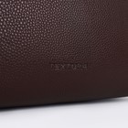 Сумка женская TEXTURA, тоут, средний размер, цвет коричневый - Фото 5