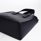 Сумка женская тоут TEXTURA на молнии, 28×13×21 см, синяя - Фото 6