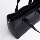 Сумка женская тоут TEXTURA на молнии, 28×13×21 см, синяя - Фото 3