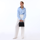 Сумка женская мессенджер TEXTURA на магните, 25×11×20 см, чёрная - Фото 7