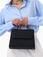 Сумка женская мессенджер TEXTURA на магните, 25×11×20 см, чёрная 9766123