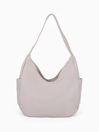 Сумка - мешок женская TEXTURA, на молнии, 38×12×27 см, светло-серая - Фото 3