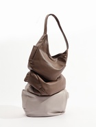 Сумка - мешок женская TEXTURA, на молнии, 38×12×27 см, светло-серая - Фото 2