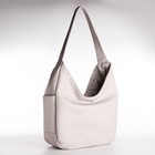 Сумка женская TEXTURA, мешок, большой размер, цвет серый - Фото 3