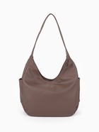 Сумка - мешок женская TEXTURA, на молнии, 38×12×27 см, коричневая - Фото 3