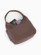 Сумка - мешок женская TEXTURA, на молнии, 38×12×27 см, коричневая - Фото 10