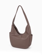 Сумка - мешок женская на молнии TEXTURA, 29×10×22 см, коричневая - Фото 5