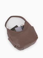 Сумка - мешок женская на молнии TEXTURA, 29×10×22 см, коричневая - Фото 10