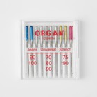 Набор игл для бытовых швейных машин: универсальных, джинсовых и стрейч тканей, №70-100, 10 шт - фото 22570581