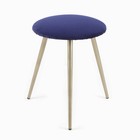 Табурет ГРЕЙС сапфир/черный - фото 22675096