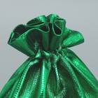 Мешочек подарочный парча «Новогодние поздравления», 16 х 24 см +/- 1.5 см - Фото 3
