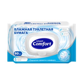 Туалетная бумага влажная Comfort Smart, 80 шт. 9690314