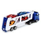 Грузовик инерционный «Автовоз», 4 машинки в комплекте, МИКС - фото 24413987