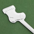 Новогодний подарочнй набор ложек «С Новым годом!», 4 шт., 12,8 х 2.4 см, 12.8 х 2.3 см - фото 22747071