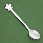 Новогодний подарочнй набор ложек «С Новым годом!», 4 шт., 12,8 х 2.4 см, 12.8 х 2.3 см - фото 22747074