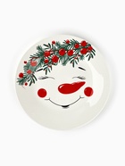 Тарелка плоская новогодняя «Снеговик Ледыш», d=20 см - Фото 2