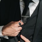 Зажим для галстука «Цепь», цвет серебро - Фото 2