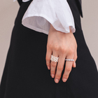 Кольцо жемчуг «Нежность», цвет белый - фото 10090179