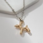 Кулон «Собачка» игрушечная, цвет золото в серебре, 45 см - фото 319935703