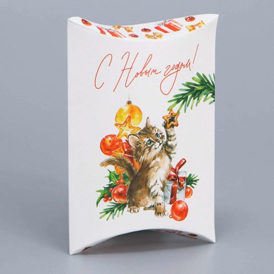 Коробка новогодняя складная фигурная «Все сбудется», 11 х 8 х 2 см