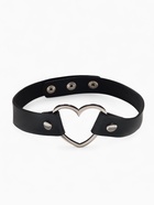 Чокер «Искушение», сердце, чёрный в серебре, 40 см - Фото 3