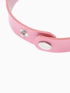 Браслет кожа «Летучая мышь», цвет розовый в серебре - Фото 3