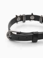 Браслет кожа "Хардкор" звёзды, цвет чёрный в серебре - фото 809174502