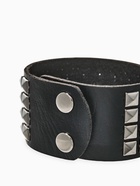 Браслет унисекс «Хардкор» широкий с шипами, цвет чёрный в серебре - Фото 3