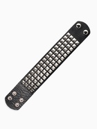 Браслет унисекс «Хардкор» широкий с шипами, цвет чёрный в серебре - Фото 5