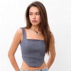 Кулон на цепочке «Сердце», вытянутое, цвет серебро, 70 см - Фото 4