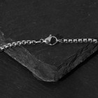 Кулон «Игральные кости», цвет чёрный в серебре, 70 см - фото 12021141