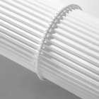 Браслет со стразами «Лёд» туман, 2 мм, цвет матовый белый в серебре (комплект 2 шт) - фото 30057122