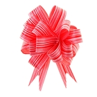 Бант-шар № 1,8 "Тонкие полоски", цвет красный - Фото 3