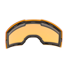 Очки-маска Premium, для мото, съемное двухслойное стекло, два цвета оранжевый, зеленый - Фото 11
