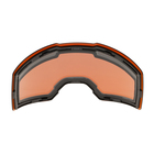 Очки-маска Premium, для мото, съемное двухслойное стекло, два цвета оранжевый, зеленый - Фото 13