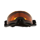 Очки-маска Premium, для мото, съемное двухслойное стекло, два цвета оранжевый, зеленый - Фото 15