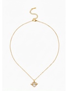 Кулон «Сердце», крылатое, белый в золоте, 40 см - Фото 3