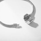 Основа для браслета «Бусинка», цвет серебро , 16 размер - фото 8703592