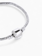 Браслет для шармов «Бусинка», основа, цвет серебро, 16 размер - Фото 4