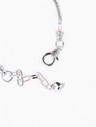 Браслет для шармов «Карабин», основа, цвет серебро, 17 размер + 5 см удлинитель - Фото 2