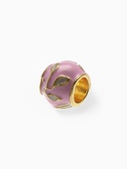 Бусины «Нежность», для творчества, цвет розово-белый в золоте (комплект 5 шт) - фото 40815325