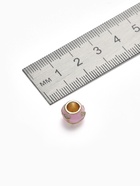 Бусины «Нежность», для творчества, цвет розово-белый в золоте (комплект 5 шт) - фото 40815327