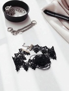 Чокер «Танго» цветок в ажуре, цвет чёрный, 30 см - Фото 7