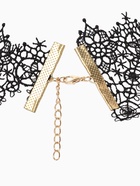 Чокер «Александрия», ажурное переплетение, чёрно-белый в золоте, 30 см - Фото 5