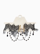 Чокер «Александрия», ажурное переплетение, чёрно-белый в золоте, 30 см - Фото 7